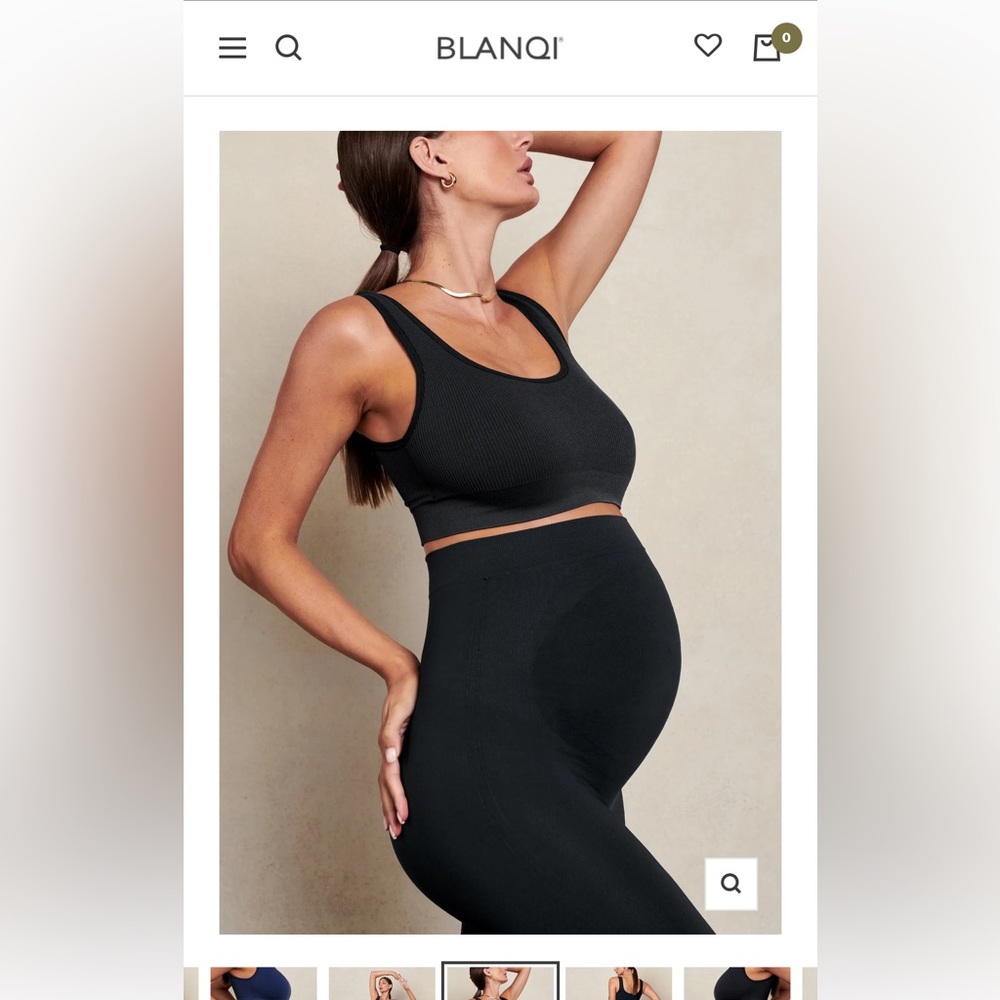 BLANQI® Everyday™ Maternity Belly Support Leggings - Black / XX-Large